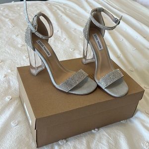Steve Madden clear heels